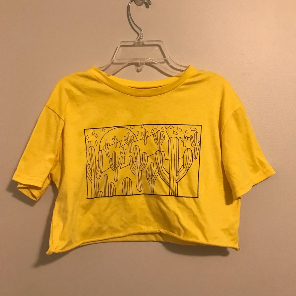 Cactus crop tee